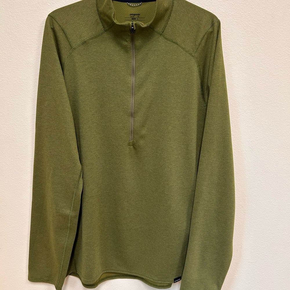 Patagonia Capilene3 Men's Half-Zip Jersey Green L